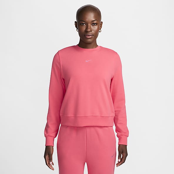 Pink Dri FIT Hoodies Pullovers. Nike